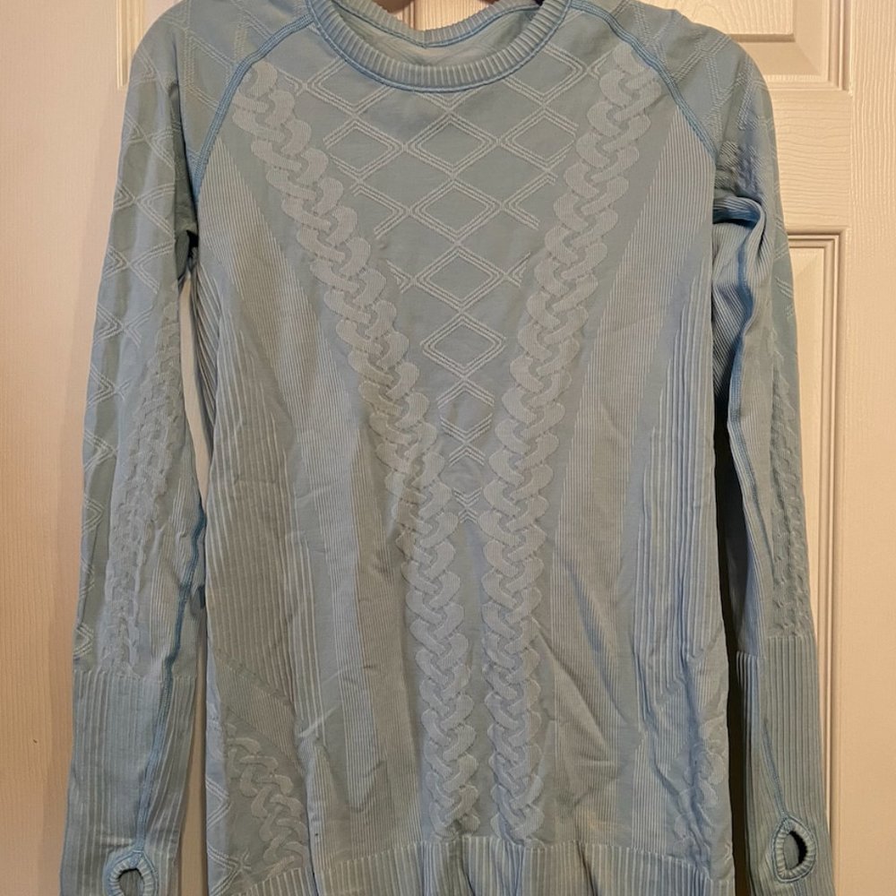 lululemon rest less pullover size 8